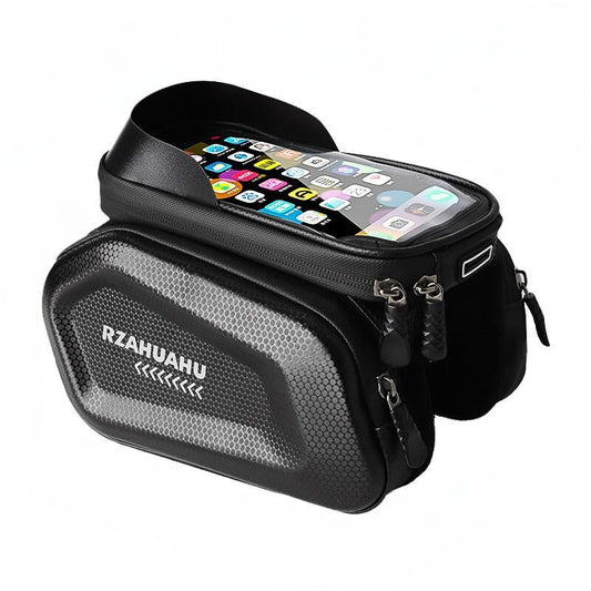 Waterproof Bike Frame Bag with Touchscreen & Headphone Hole