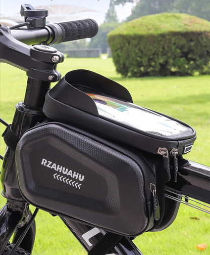 Waterproof Bike Frame Bag with Touchscreen & Headphone Hole