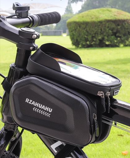 Waterproof Bike Frame Bag with Touchscreen & Headphone Hole