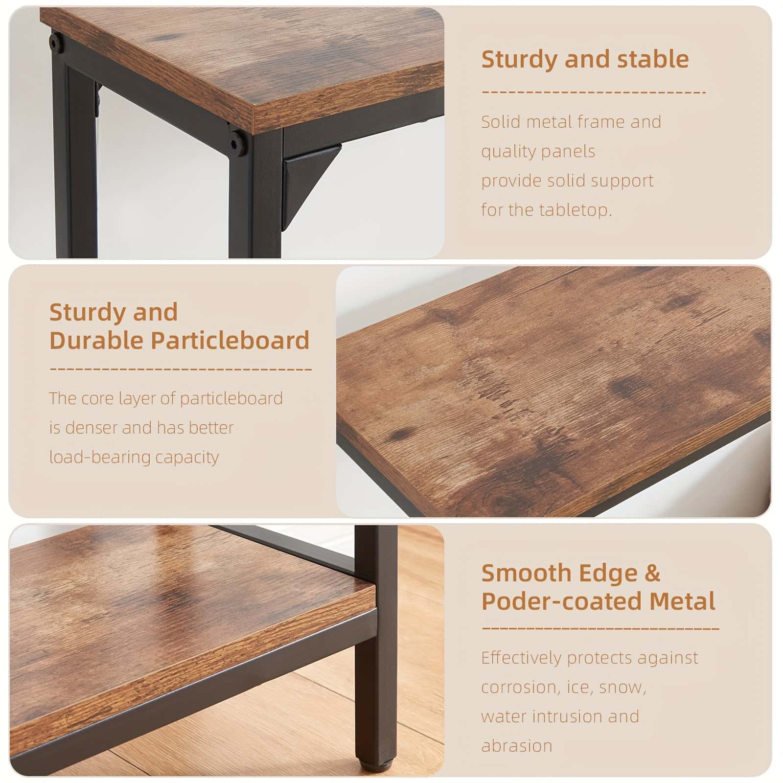 Best 2 Tier Console Table with Power Outlets and USB Ports Wood Entryway Table with Charging Station Storage Shelf Narr