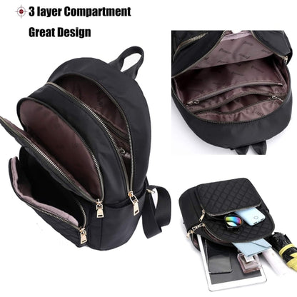 Women's Casual Backpack - Black