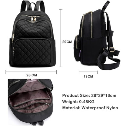 Women's Casual Backpack - Black