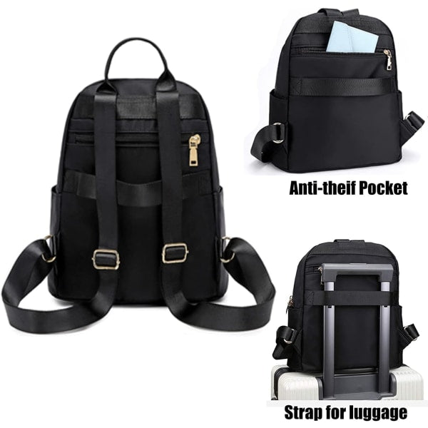 Women's Casual Backpack - Black