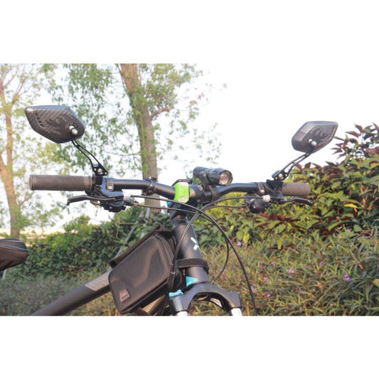 Bicycle Mirrors Two pcs HD Safety Glass Adjustable Rearview Mirrors