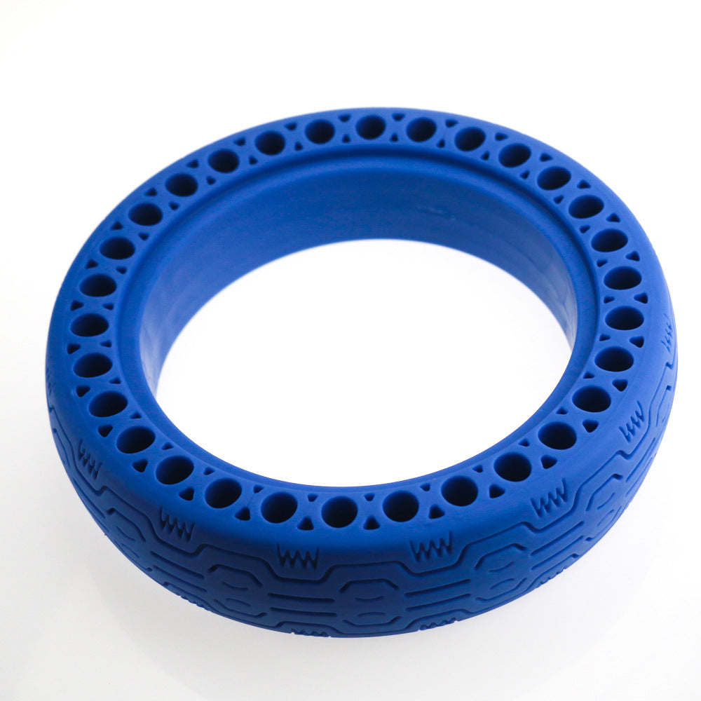 For Xiaomi electric scooter color solid tire multi-color honeycomb tire hollow airless tire M365 explosion-proof solid tire bl\\u00e5