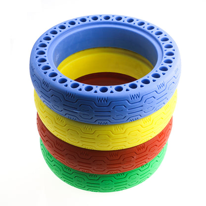For Xiaomi electric scooter color solid tire multi-color honeycomb tire hollow airless tire M365 explosion-proof solid tire yellow