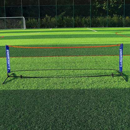 Portable Foldable Standard Professional Badminton Net Indoor Outdoor White 5.1m
