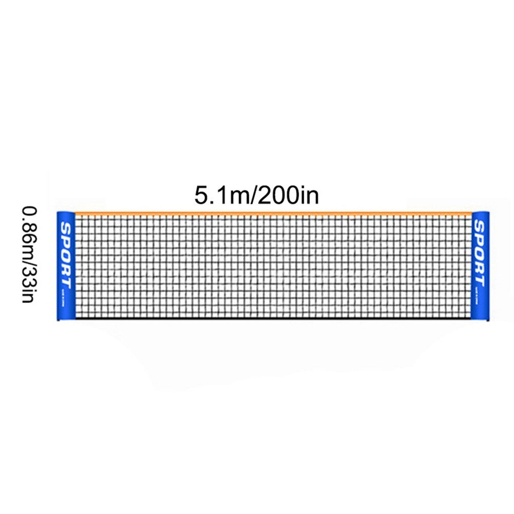 Portable Badminton Net Replacement for Outdoor Sports Training 3/4/5/6M x 3.1M