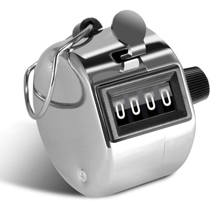 4 Digit Manual Counter Passage Counter For People Counter, Golf Sport, Trainer School