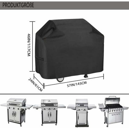 Weatherproof Bbq Cover - Oxford Fabric Waterproof Dustproof Uv Resistant Bbq Cover With Snap Fastener And Storage Bag