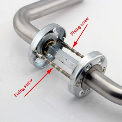 4 Universal M4 Bolts And Sleeves For Door Handle ROsettes, Nickel