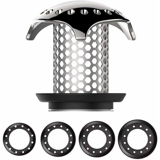 Bathtub Hair Catcher Stainless Steel Drain Hair Catcher Filter For Bathtub Fits Drain Sizes From 3.5Cm To 4.5Cm