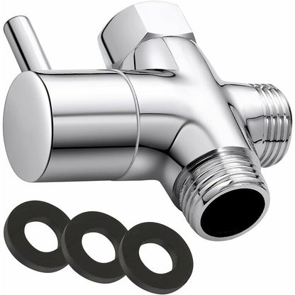 3-Way Valve G1/2", Solid Brass 3-Way Valve, Hand Shower Set, Universal Accessories