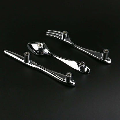 3 pcs Knife Spoon Fork Kitchen Cabinet Drawer Cupboard Pull Sleeve Knobs