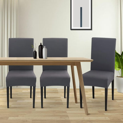 Stretch Chair Covers 6 pcs Set Dining ROom Chair Covers Universal Washable Modern Chair Covers For Dining ROom Decor