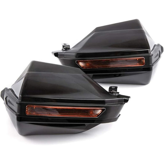 Motorcycle Hand Guard Handle Shield Motorbike Motocross Scooter Windproof Handlebar Protective Gear - Black