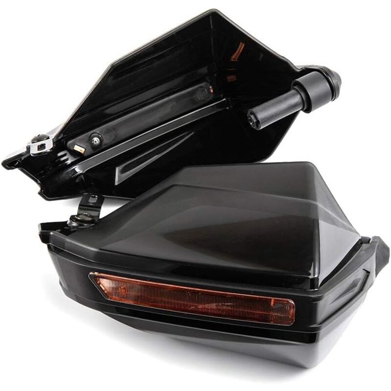 Motorcycle Hand Guard Handle Shield Motorbike Motocross Scooter Windproof Handlebar Protective Gear - Black