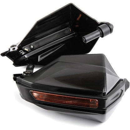 Motorcycle Hand Guard Handle Shield Motorbike Motocross Scooter Windproof Handlebar Protective Gear - Black