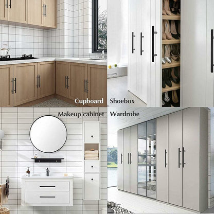 20 pcs Black Furniture Handle Black Kitchen Cabinet Handle T Handles Black Drawer Cupboard Handles