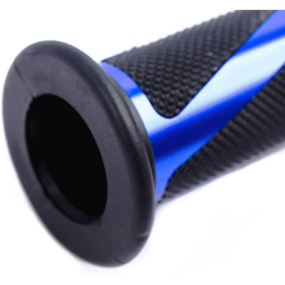2 pcs Motorcycle Handlebar Grips 22Mm 7/8" Rubber Anti-Slip Universal For Motorcycle Scooter Quad Cruiser Off ROad
