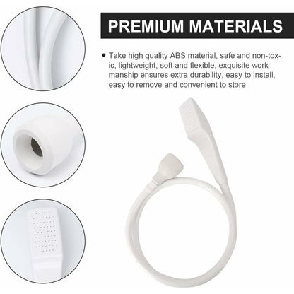 Plastic Mixer Tap Shower Head, Universal Sink Hose Shower Head Adaptable To Faucet, Home Hairdressing Shower Head, Baby