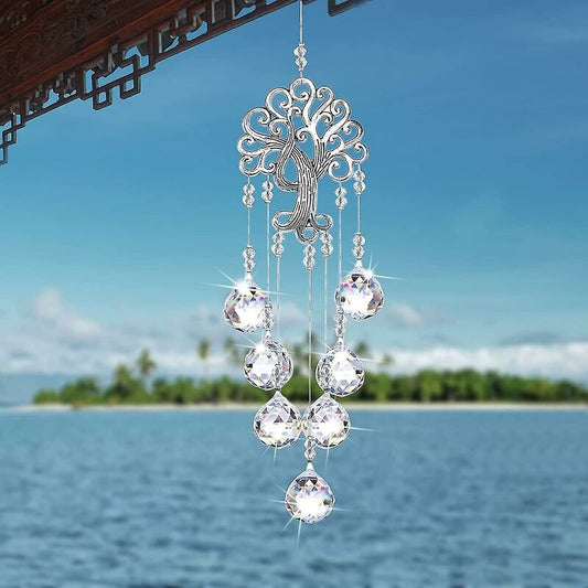 Crystal Suncatcher, Window Prism, Suncatcher, Hanging Sun Catcher For Home, Garden, Crystal Lamp, Curtain Pendant,