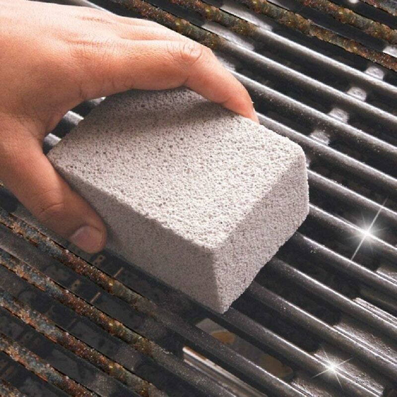 4 Pack Grill Block Pumice Stone Eco-Friendly Cleaning Stone, Reusable Grilling Stone Pumice Cleaner For Cleaning