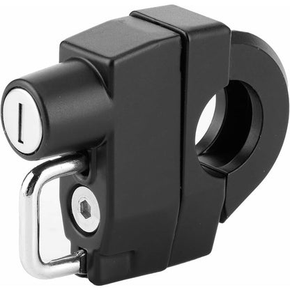 Helmet Lock, Universal Motorcycle Helmet Lock With Key Riding Accessory For,Suitable For 2.2-2.8Cm Handle Diameter