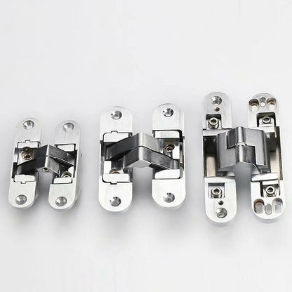 3D Invisible Hinge. Satin Stainless Steel. 2 Pieces, 2395Mm (Left + Right)