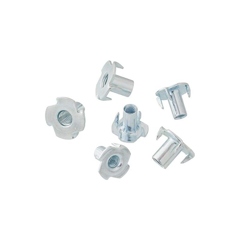 T Nut Claw Nut 4 Sided Nut Claw Fitting M6 X 12 Mm 50 pcs