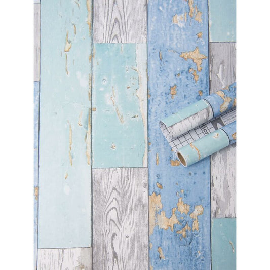 Self Adhesive Vinyl Wallpaper For Furniture Countertop Wood Grain Pattern Decorative Sticker,0.456M