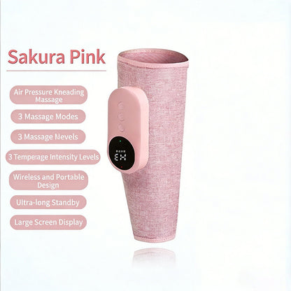 Leg massager for blood circulation (pink)