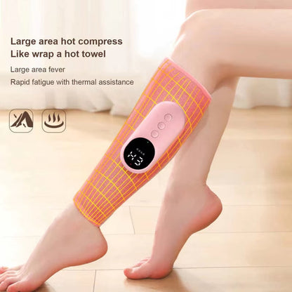 Leg massager for blood circulation (pink)