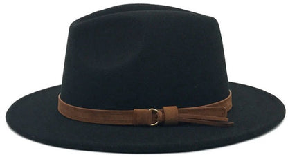 Sun Hat with Foldable leather lining - For men and women (rose red)