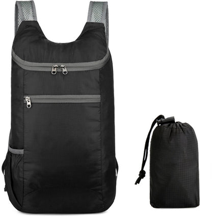 Ultralight Foldable Backpack Black, One size