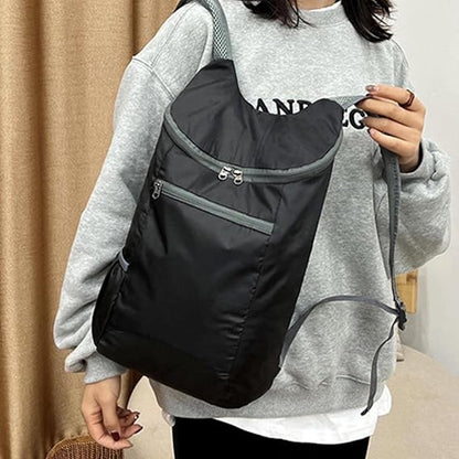 Ultralight Foldable Backpack Black, One size