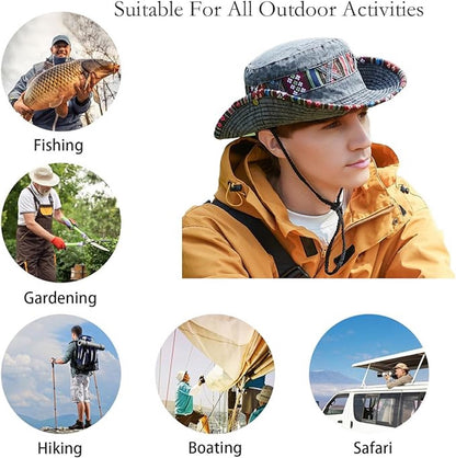 Sun hat with UV Protection and Foldable Cotton