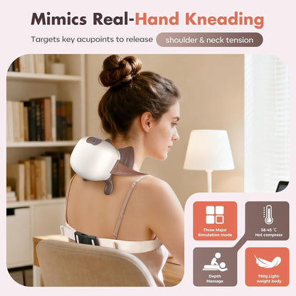 4D Neck Massager (White)
