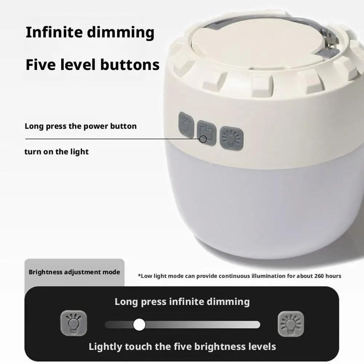Rechargeable Lamp for Hiking and Camping