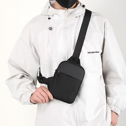 Waterproof Shoulder Bag for Cycling Sports Travel, Black, M