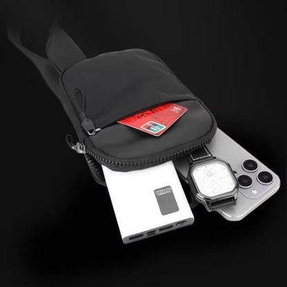 Waterproof Shoulder Bag for Cycling Sports Travel, Black, M