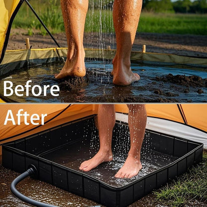 Portable Folding Camping Shower Base for Outdoor
