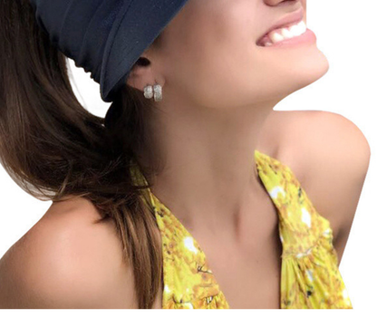Women's UPF 50+ UV Protection Sun Visor Hat |  That Girl Aesthetic High Ponytail Wide Brim Hat | Birthday Gift for Her Beach Golf Hiking Outdoor Daily Casual WearNavy Blue