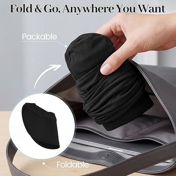 Women's UPF 50+ UV Protection Sun Visor Hat |  That Girl Aesthetic High Ponytail Wide Brim Hat | Birthday Gift for Her Beach Golf Hiking Outdoor Daily Casual WearBeige