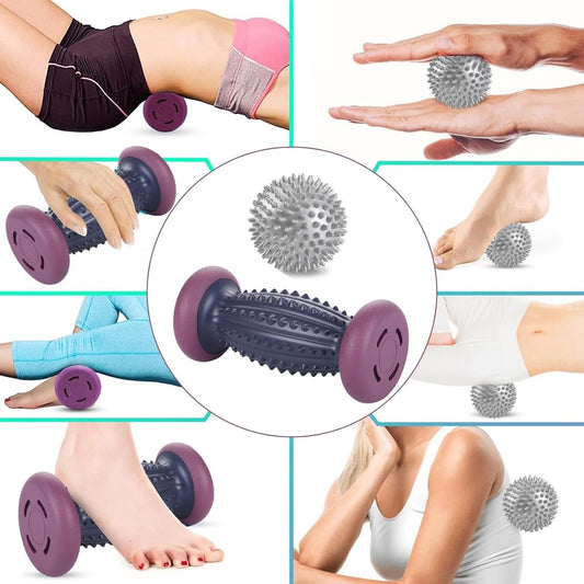Foot Massage Roller With 3 x Massage Balls