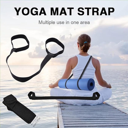 Carrying Strap For Yoga Mat - Black