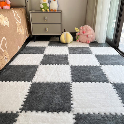 Puzzle Mat - 30x30x0.6cm - 10 Pieces - Puzzle Mats - EVA Foam Mat - Tile Floor Protector - Play Mat - Baby Play Mat - Yoga Mat - Home Workout - Foam Squares Floor Mat for Room Floor - Pink White