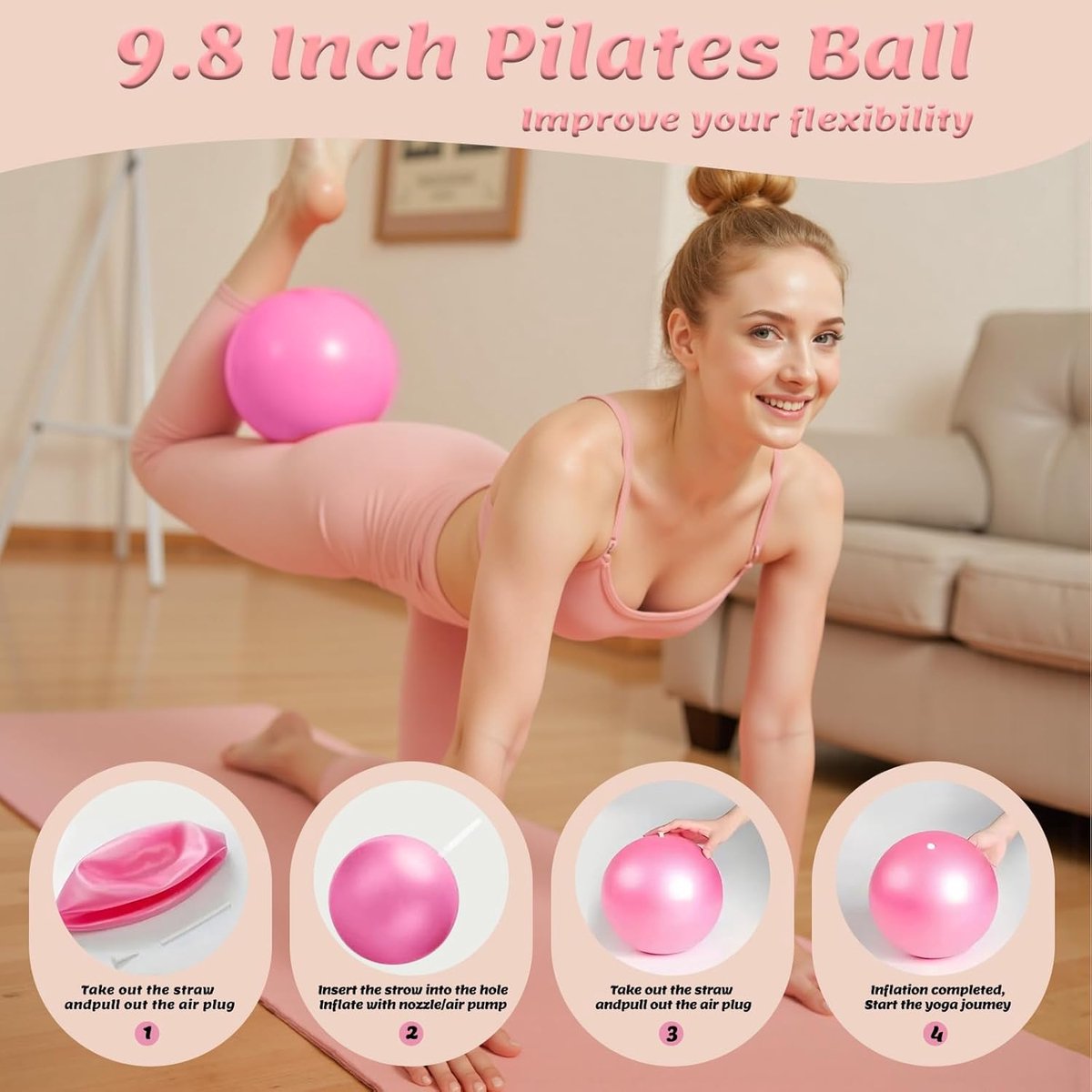 13-Piece Pilates Equipment Set for Women