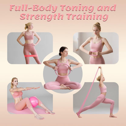 13-Piece Pilates Equipment Set for Women