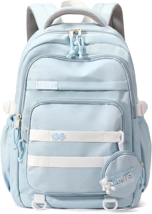 Waterproof backpack for girl - Blue